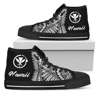 Hawaii Polynesian High Top Shoes - Hawaii Pride White Version - Monsterry