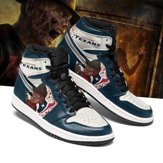 Houston Texans Horror Jordan High Top Shoes Sport Sneakers | Favorety DE