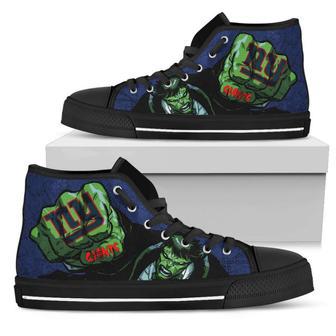 Hulk Punch New York Giants High Top Shoes | Favorety CA