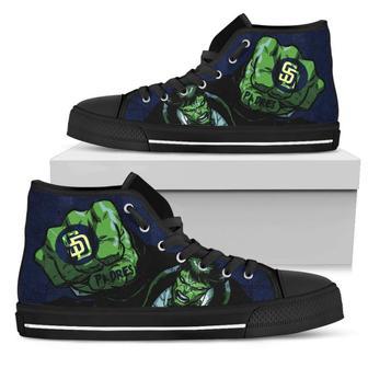 Hulk Punch San Diego Padres High Top Shoes | Favorety UK