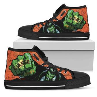 Hulk Punch San Francisco Giants High Top Shoes | Favorety