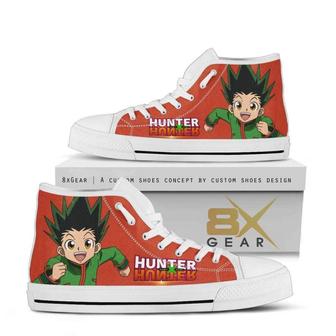 Hunter x Hunter High Top Shoes Gon Freecss Running - Monsterry