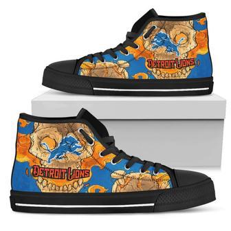 I Am Die Hard Fan Your Approval Is Not Required Detroit Lions High Top Shoes | Favorety AU