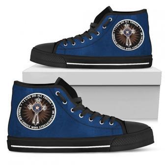 I Can Do All Things Through Christ Who Strengthens Me Houston Astros High Top Shoes | Favorety UK