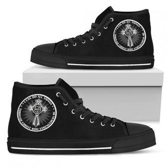 I Can Do All Things Through Christ Who Strengthens Me Los Angeles Kings High Top Shoes | Favorety DE