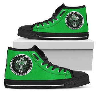 I Can Do All Things Through Christ Who Strengthens Me Marshall Thundering Herd High Top Shoes - Monsterry AU