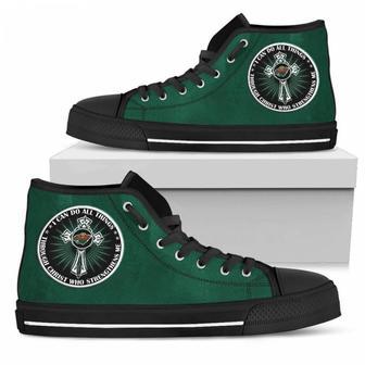 I Can Do All Things Through Christ Who Strengthens Me Minnesota Wild High Top Shoes | Favorety AU