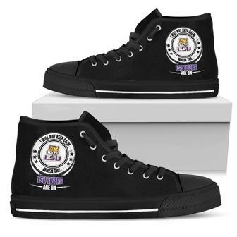 I Will Not Keep Calm Amazing Sporty LSU Tigers High Top Shoes | Favorety