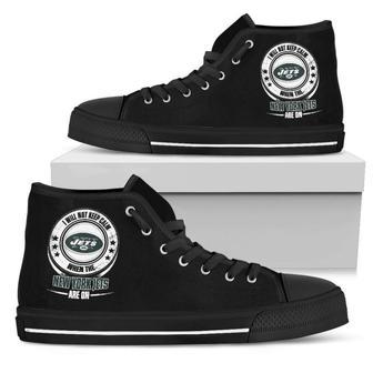 I Will Not Keep Calm Amazing Sporty New York Jets High Top Shoes | Favorety AU