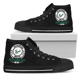 I Will Not Keep Calm Amazing Sporty South Florida Bulls High Top Shoes - Monsterry