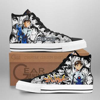 Ikari Shinji High Top Shoes Custom Manga Anime Neon Genesis Evangelion Sneakers | Favorety CA