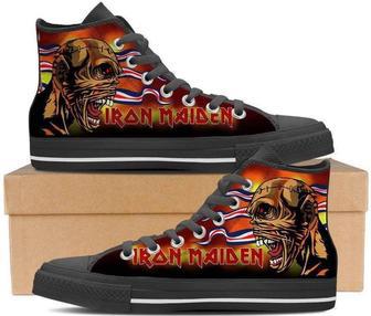 Iron Maiden For Man And Women Custom Canvas High Top Shoes | Favorety AU