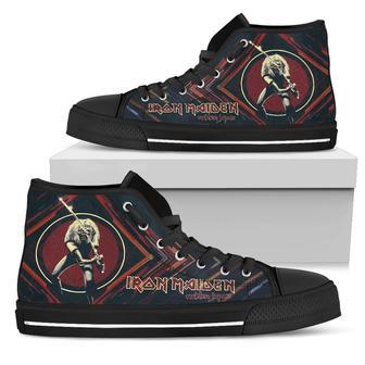 Iron Maiden For Men And Women Custom Canvas High Top Shoes | Favorety CA