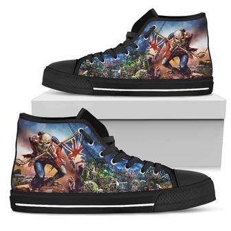 Iron Maiden For Men And Women Custom Canvas High Top Shoes | Favorety DE