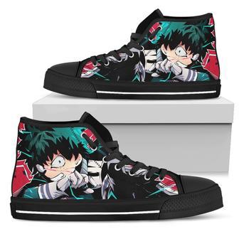 Izuku Midoriya My Hero Academia Sneakers High Top Shoes Anime | Favorety DE