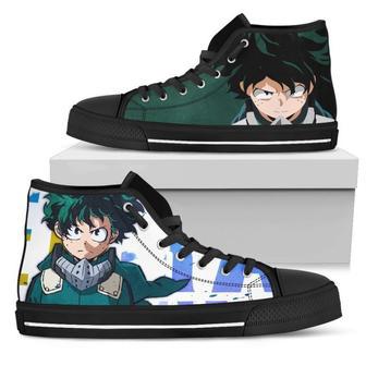 Izuku Midoriya Sneakers My Hero Academia High Top Shoes | Favorety CA