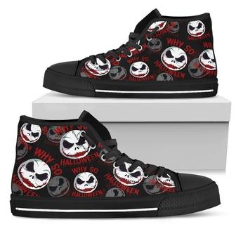 Jack Joker Face Sneakers High Top Shoes Funny Mixed Low Top Shoes | Favorety