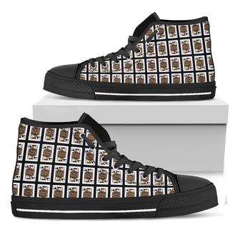 Jack Of Spades Playing Card Black High Top Shoes - Monsterry DE