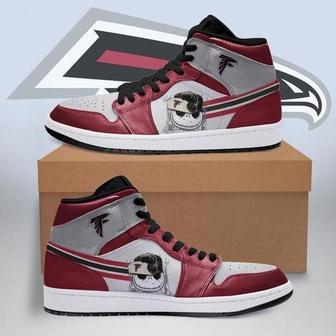 Jack Skellington Atlanta Falcons Jordan Sneaker High Top Shoes | Favorety CA