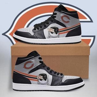 Jack Skellington Chicago Bears Jordan Sneaker High Top Shoes | Favorety UK