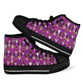 Jojo's Bizarre Adventure High Top Shoes Chibi Characters | Favorety CA