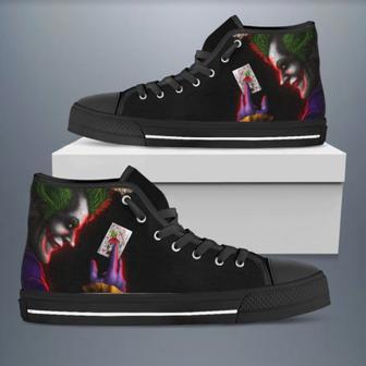 Joker Character Dc Comic For Men And Women Sneakers High Top Shoes | Favorety