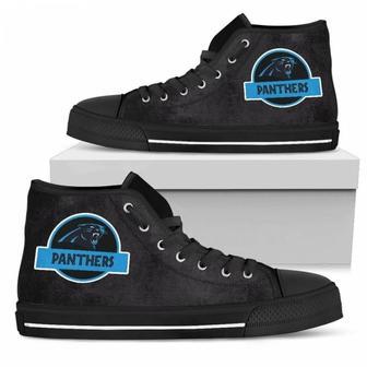 Jurassic Park Carolina Panthers High Top Shoes | Favorety AU