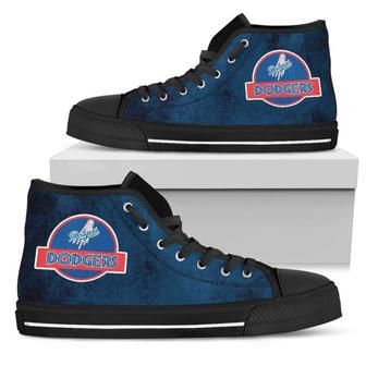 Jurassic Park Los Angeles Dodgers High Top Shoes | Favorety CA