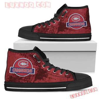 Jurassic Park Montreal Canadiens High Top Shoes Sport Sneakers | Favorety UK