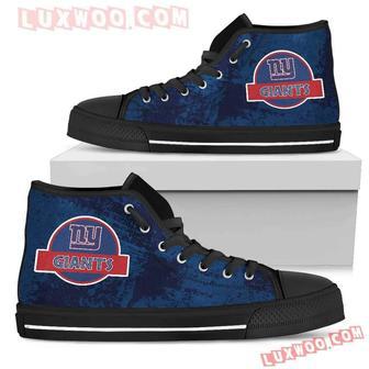 Jurassic Park New York Giants High Top Shoes Sport Sneakers | Favorety AU