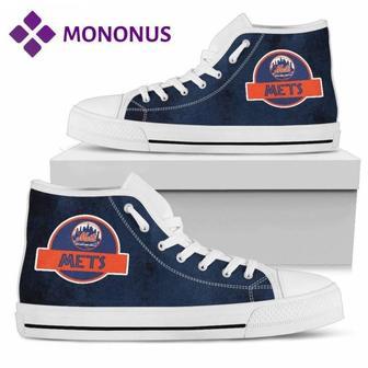 Jurassic Park New York Mets High Top Shoes White | Favorety DE