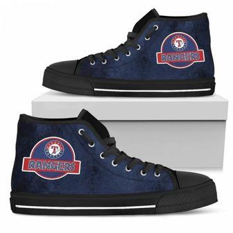 Jurassic Park Texas Rangers High Top Shoes | Favorety CA