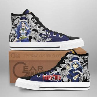 Juvia Lockser High Top Shoes Custom Fairy Tail Anime Sneakers | Favorety CA