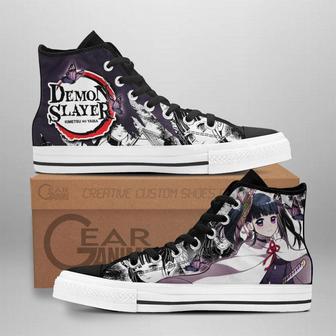 Kanao High Top Shoes Custom Anime Demon Slayer Sneakers | Favorety UK