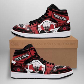 Ken Kaneki Sneakers Tokyo Ghoul Anime High Top Shoes Custom | Favorety DE