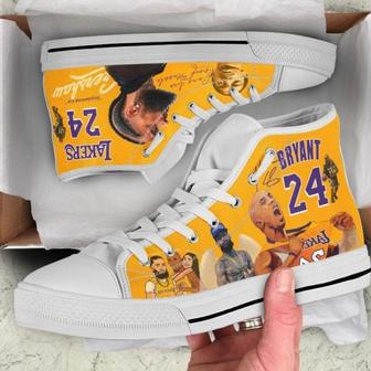 Kobe & Gigi Bryant Lakers Unisex High Top Shoes | Favorety CA