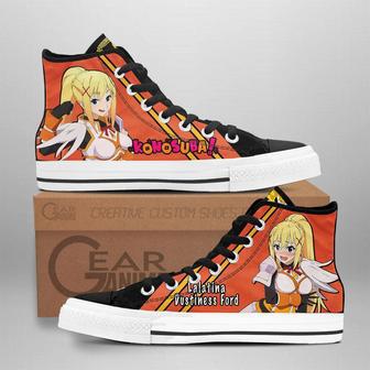 Konosuba Lalatina Dustiness Ford Darkness High Top Shoes Custom Anime Sneakers | Favorety DE