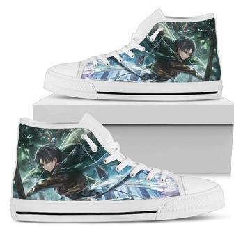 Levi Ackermen Attack On Titan Sneakers High Top Shoes | Favorety UK