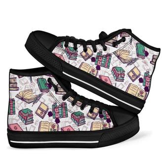 Library Librarian Book Lover Men Women's High Top Shoes - Monsterry AU