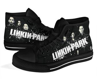 Linkin Park Sneakers Rock Band High Top Shoes Fan Gift | Favorety
