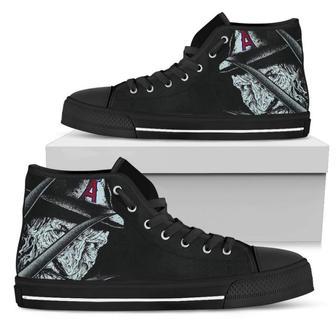 Los Angeles Angels Nightmare Freddy Colorful High Top Shoes | Favorety DE