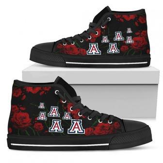 Lovely Rose Thorn Incredible Arizona Wildcats High Top Shoes | Favorety CA