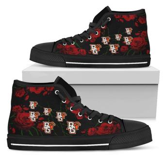 Lovely Rose Thorn Incredible Bowling Green Falcons High Top Shoes - Monsterry