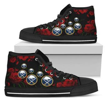 Lovely Rose Thorn Incredible Buffalo Sabres High Top Shoes | Favorety UK