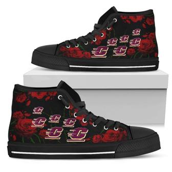 Lovely Rose Thorn Incredible Central Michigan Chippewas High Top Shoes - Monsterry DE