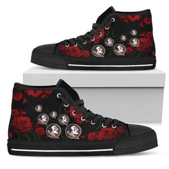 Lovely Rose Thorn Incredible Florida State Seminoles High Top Shoes - Monsterry DE