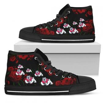 Lovely Rose Thorn Incredible Fresno State Bulldogs High Top Shoes - Monsterry AU