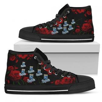 Lovely Rose Thorn Incredible Kansas City Royals High Top Shoes | Favorety