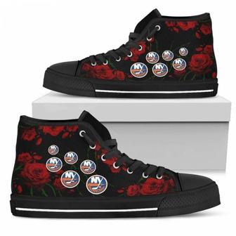 Lovely Rose Thorn Incredible New York Islanders High Top Shoes | Favorety DE