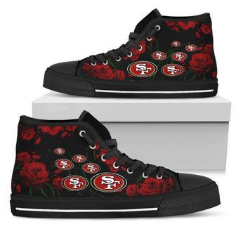 Lovely Rose Thorn Incredible San Francisco High Top Shoes | Favorety AU